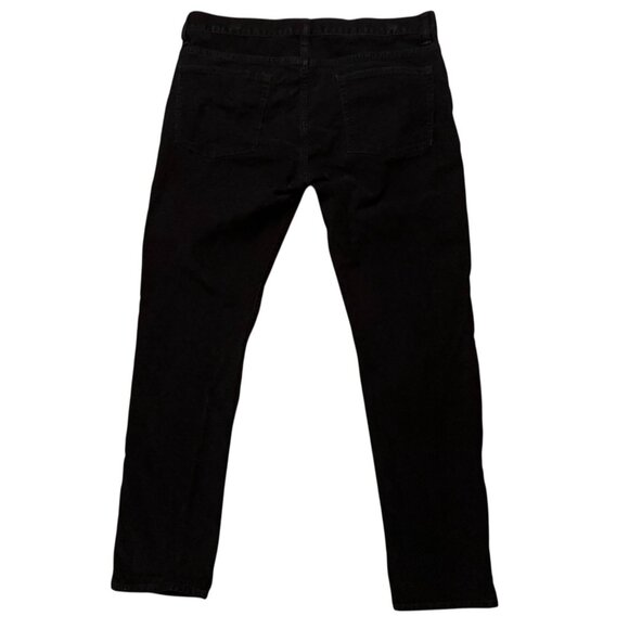 J.Crew Corduroy Pants Mens Size 33x30 484 Slim Fit 5-Pockets Stretch Black - Picture 2 of 7